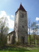 Ev. a.v. kostol z roku 1923, pôvodne patriaci nemeckej komunite v obci Lúčky pri Kremnici