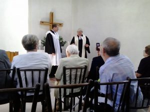 Návšteva a vystúpenie pri Službách Božích re. Dušana Tótha z Toronta/Kanada